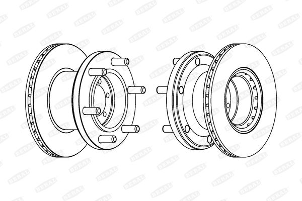 BERAL BCR133A Brake Disc