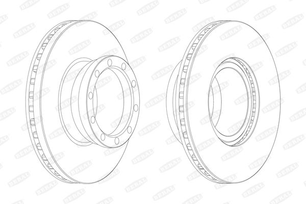 BERAL BCR146A Brake Disc