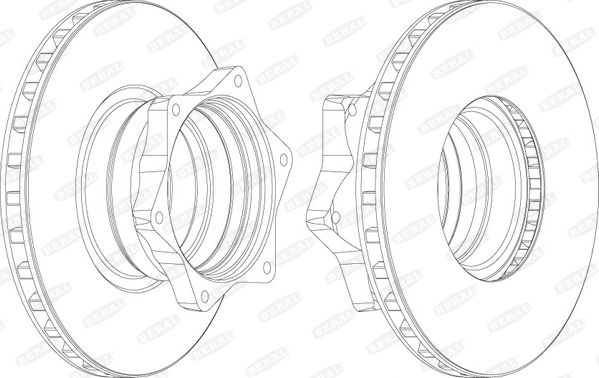 BERAL BCR165A Brake Disc