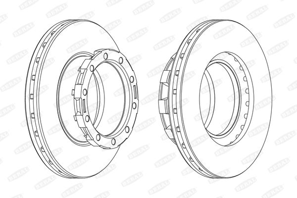 BERAL BCR168A Brake Disc