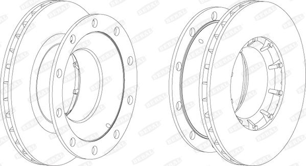 BERAL BCR172A Brake Disc