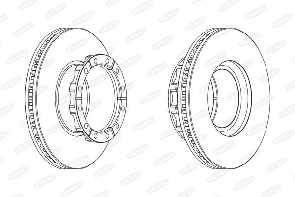 BERAL BCR173A Brake Disc