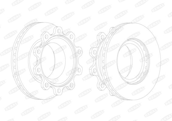 BERAL BCR176A Brake Disc