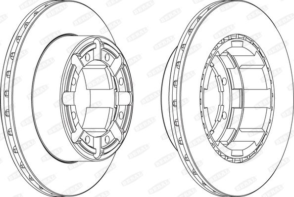 BERAL BCR184A Brake Disc