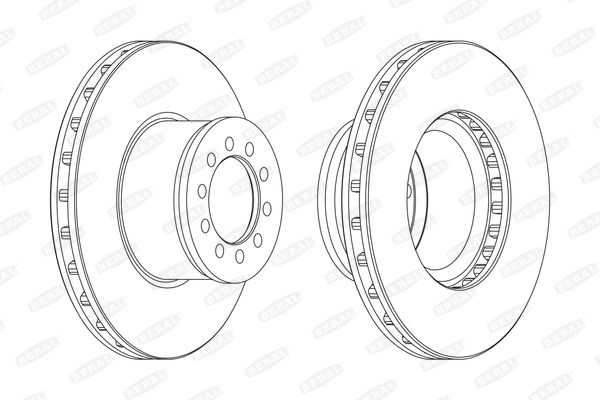 BERAL BCR186A Brake Disc