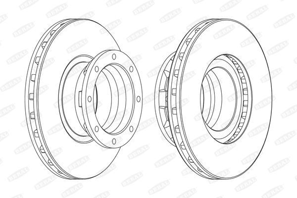 BERAL BCR187A Brake Disc
