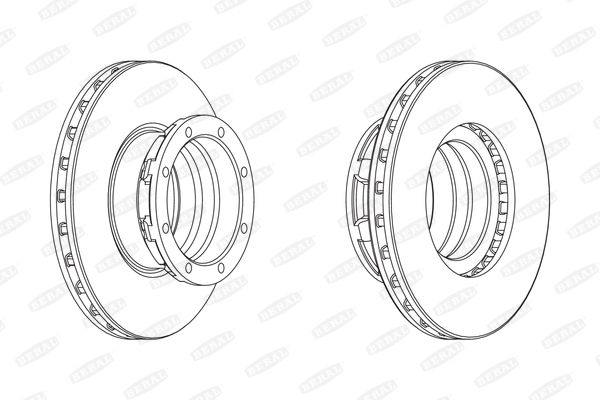 BERAL BCR188A Brake Disc