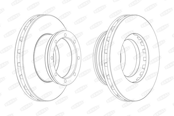 BERAL BCR190A Brake Disc