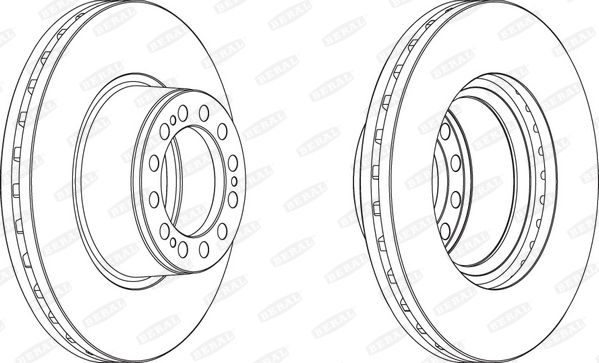BERAL BCR201A Brake Disc