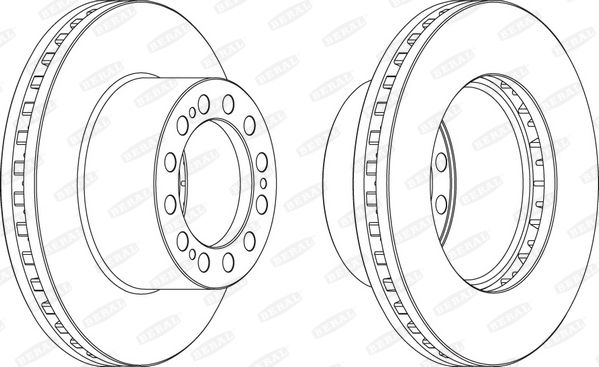 BERAL BCR204A Brake Disc
