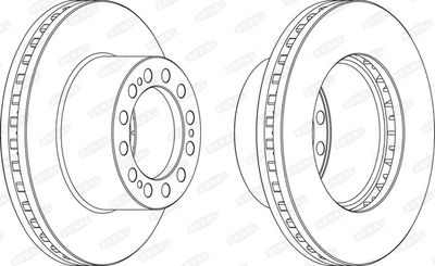 Brake Disc BERAL BCR204A
