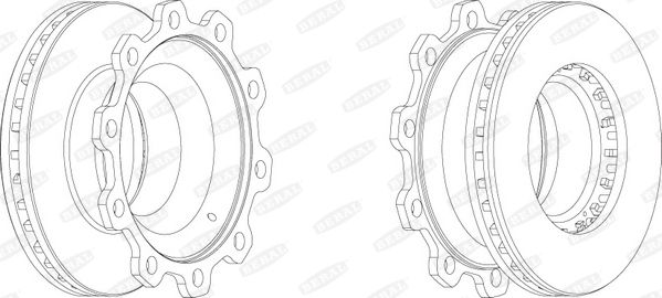 BERAL BCR205A Brake Disc