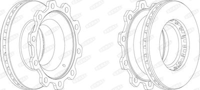 Brake Disc BERAL BCR205A