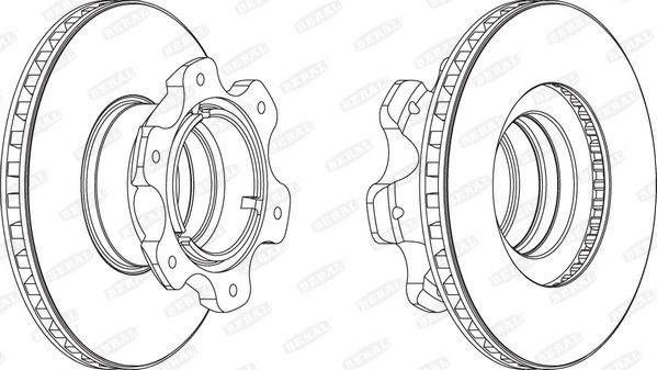 BERAL BCR209A Brake Disc