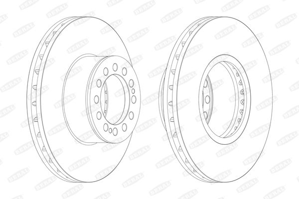 BERAL BCR214A Brake Disc