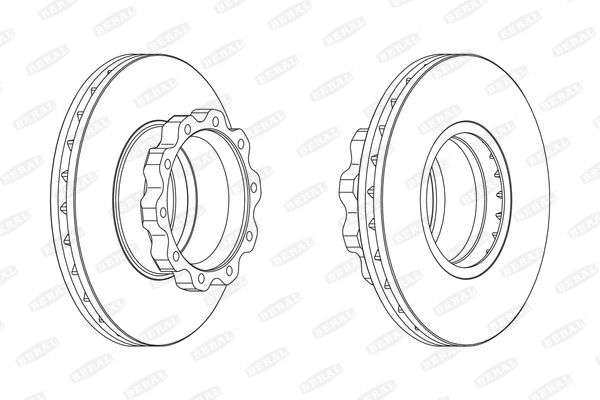 BERAL BCR215A Brake Disc
