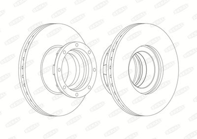 Brake Disc BERAL BCR216A