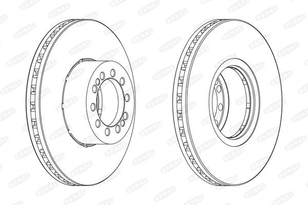 BERAL BCR218A Brake Disc