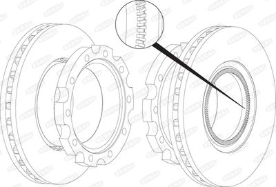 Brake Disc BERAL BCR223A