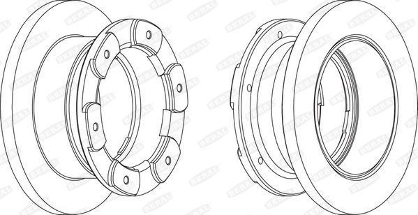 BERAL BCR236A Brake Disc