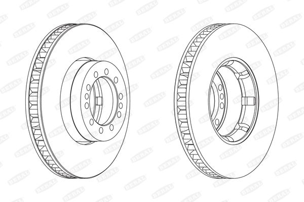 BERAL BCR242A Brake Disc