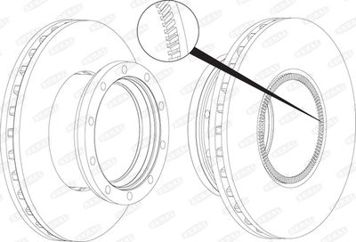 Brake Disc BERAL BCR250A
