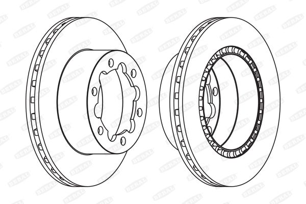 BERAL BCR312A Brake Disc