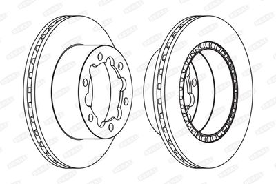 Brake Disc BERAL BCR312A