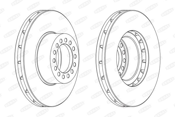 BERAL BCR319A Brake Disc