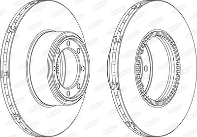 Brake Disc BERAL BCR321A
