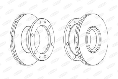 Brake Disc BERAL BCR322A