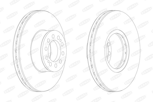 BERAL BCR330A Brake Disc