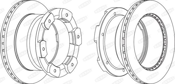 BERAL BCR332A Brake Disc
