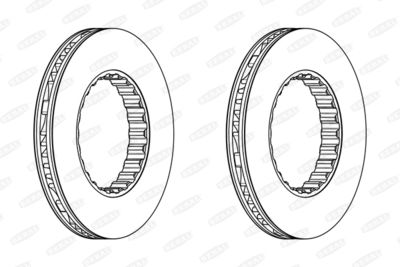 Brake Disc BERAL BCR348A