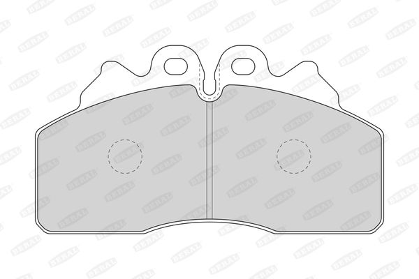 BERAL BCV29256T Brake Pad Set, disc brake