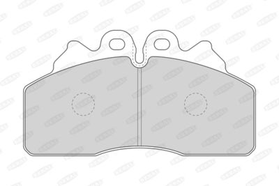 Brake Pad Set, disc brake BERAL BCV29256T