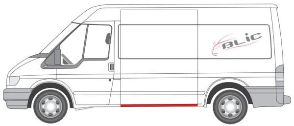 BLIC 6505-06-2509005K Entry plate