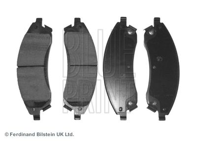 Brake Pad Set, disc brake BLUE PRINT ADA104244