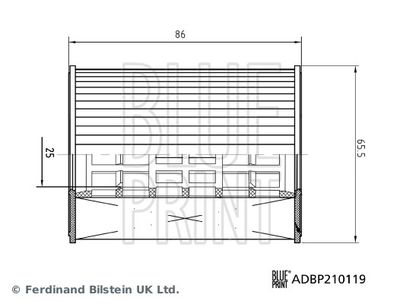 Oil Filter BLUE PRINT ADBP210119