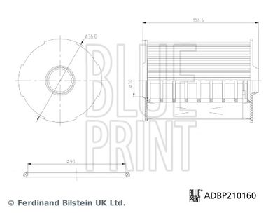 Oil Filter BLUE PRINT ADBP210160