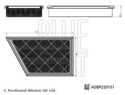 Air Filter BLUE PRINT ADBP220151