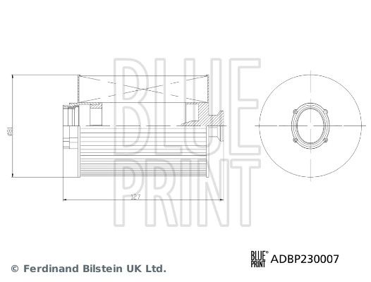 BLUE PRINT ADBP230007 Fuel Filter