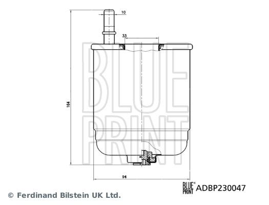 BLUE PRINT ADBP230047 Fuel Filter