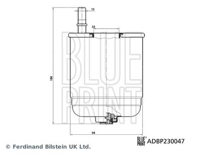 Fuel Filter BLUE PRINT ADBP230047