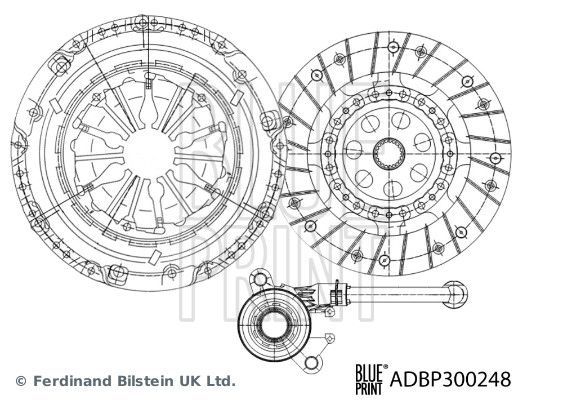 BLUE PRINT ADBP300248 Clutch Kit
