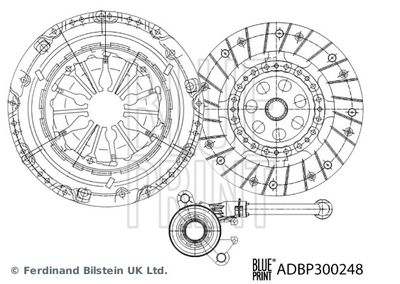 Clutch Kit BLUE PRINT ADBP300248