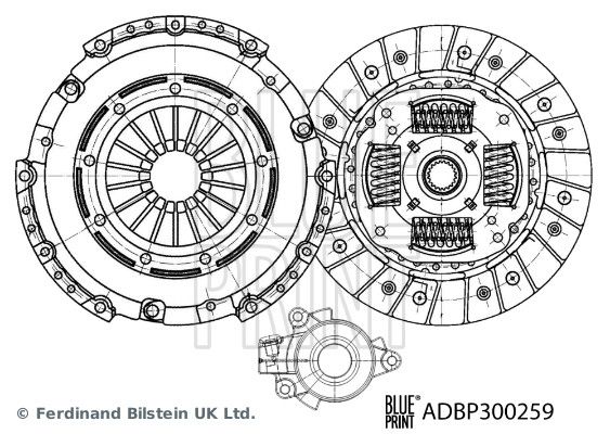 BLUE PRINT ADBP300259 Clutch Kit