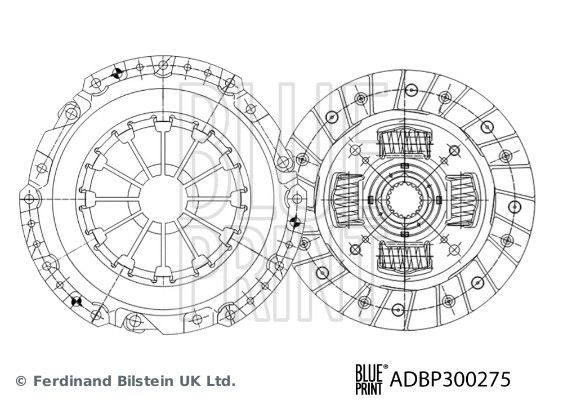 BLUE PRINT ADBP300275 Clutch Kit