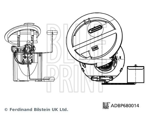 BLUE PRINT ADBP680014 Fuel Feed Unit