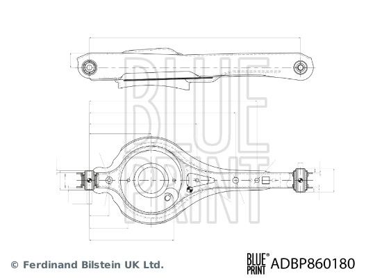 BLUE PRINT ADBP860180 Control/Trailing Arm, wheel suspension